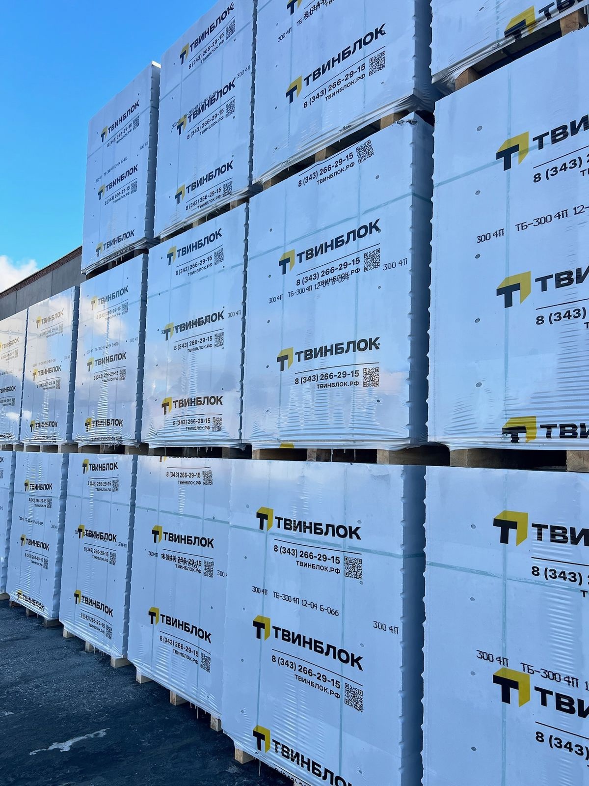 Газобетон ТВИНБЛОК D400 В2.5 625х300х250